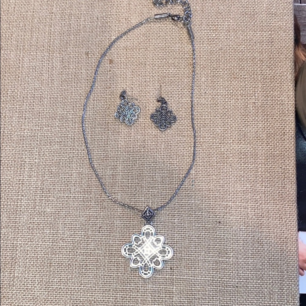Brighton necklace and earring set.